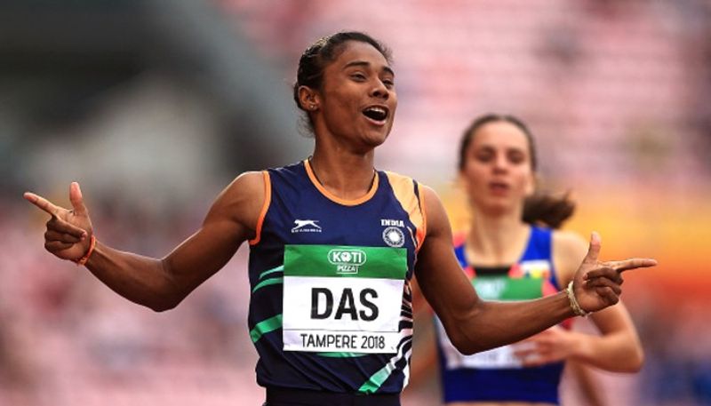 Hima das bags gold medal in 200m race at kunto athletics Poland