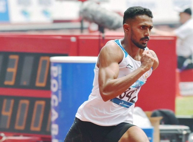 Muhammed anas bags gold in 200m race at kunto athletics meet poland