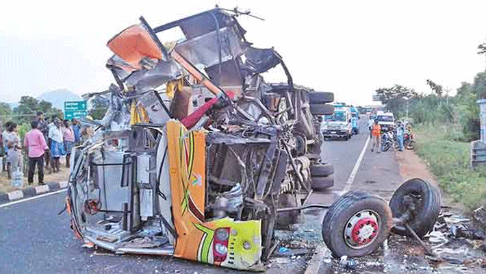 bus accident... one girl dead