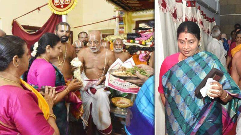 Durga Stalin went Athivarathar Temple Video..