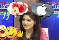 Pakistani anchor upsets the Applecart on show, believes Apple a day keeps the brain away