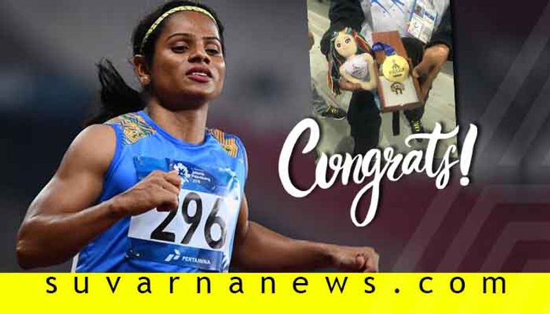 Indian sprinter Dutee Chand wins 100 metre gold in Naples