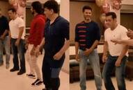 Salman Khan, Kichcha Sudeep, Prabhudheva recreate 'Urvashi' moment