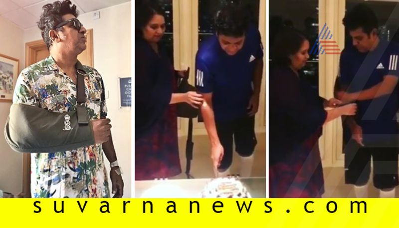 Actor Shivarajkumar celebrates 58th birthday in London