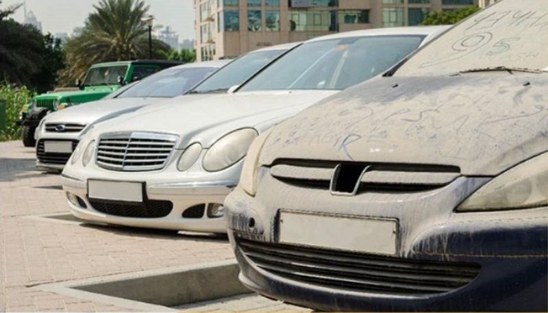 Parking a dirty car on public roads could lead to a fine in Dubai