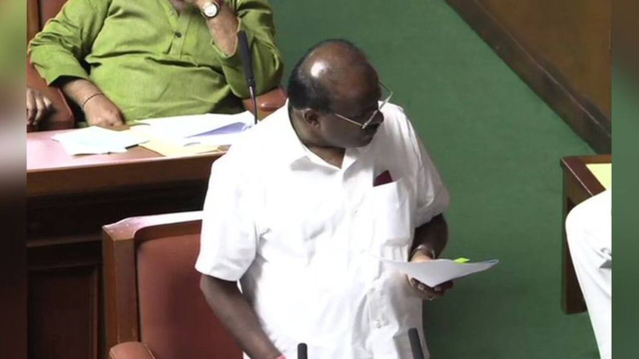 कर्नाटक: CM कुमारस्वामी बोले  बहुमत परीक्षण कराने के लिए तैयार, स्पीकर तारीख तय करें