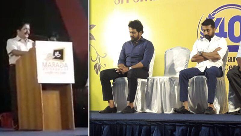 Surya, Karthi all grown up in AC room ..! Interesting Story by Sivakumar Video ..