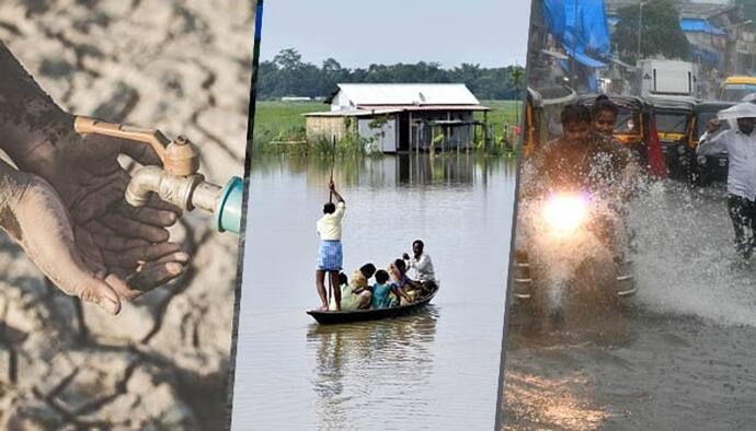 কোথাও বন্যা, কোথাও খরা- প্রকৃতির খামখেয়ালিপনায় একই সময়ে ভিন্ন পরিস্থিতির সাক্ষী দেশের এই ৬ জায়গা