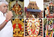 Karnataka coalition crisis Minister Revanna visits 6 temples in 1 day fumes at media personnel for taking pictures