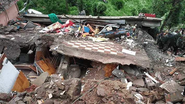 Heavy Rain in Kudligi: Houses Collapse