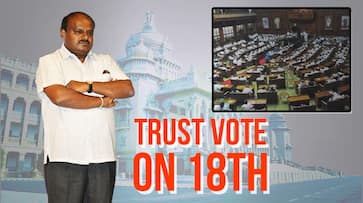 Karnataka coalition crisis CM Kumaraswamy to prove majority on July 18