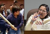 Sumitra Mahajan condemns Indore BJP MLA Akash Vijayvargiya cricket bat assault municipal officer