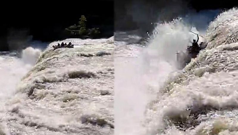 rafters slips to waterfall as they ignored the warning boards