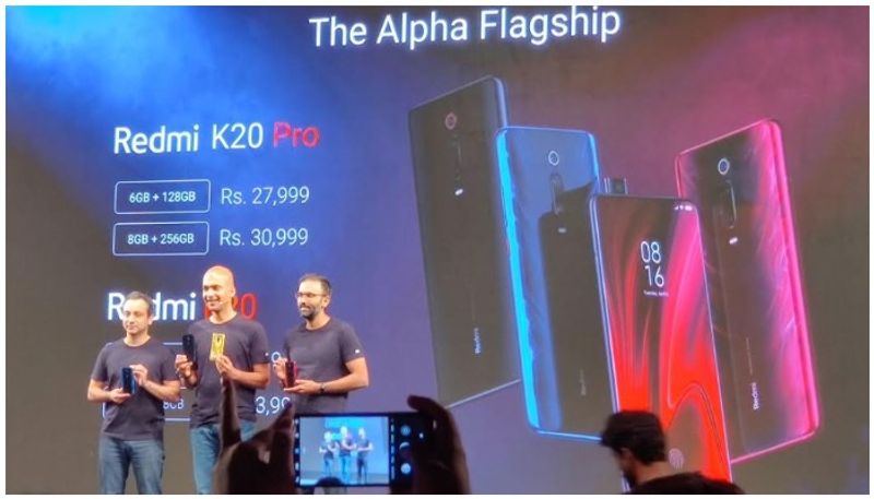 xiaomi k20 pro and k20 mobile phones