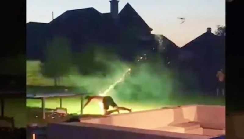 People uses drone to fire fireworks in texas video goes viral