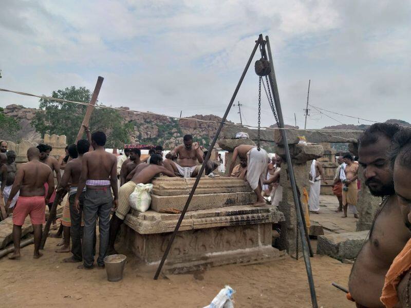 Protest at Shivamogga Requesting Arrest of people who vandalize Brindavana