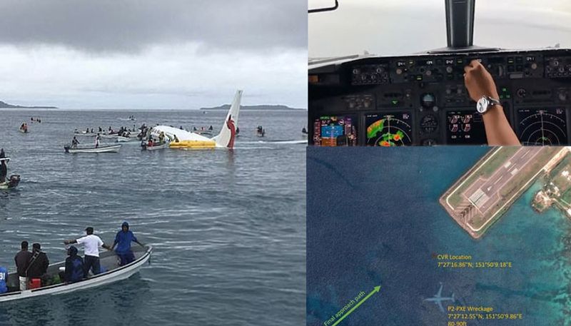 Cockpit footage captures Boeing 737 ploughing into the sea