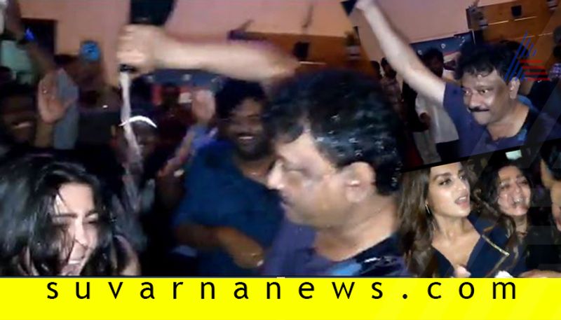 Ram Gopal Varma celebrates Ismart Shankar success with team