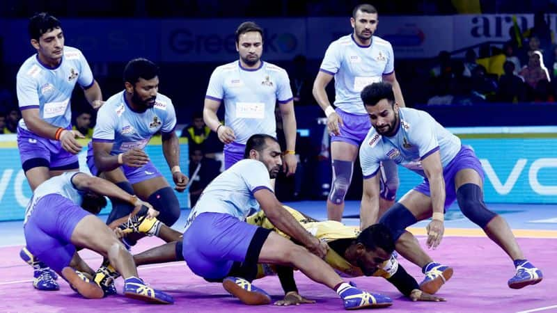 Pro kabaddi 2019 Tamil Thalaivas Beat Telugu Titans at hyderabad