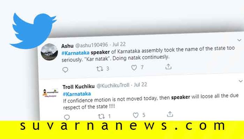 Kannadigas express anger against Karnataka political high drama in social media