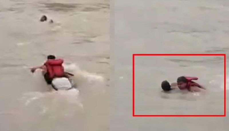 Brave Uttarakhand cop saves man from drowning