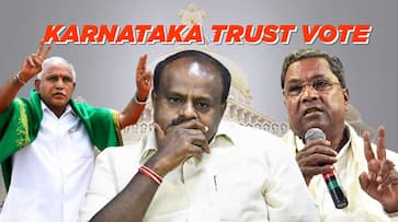 Karnataka coalition crisis Kumaraswamy-led coalition loses trust vote 99 - 105