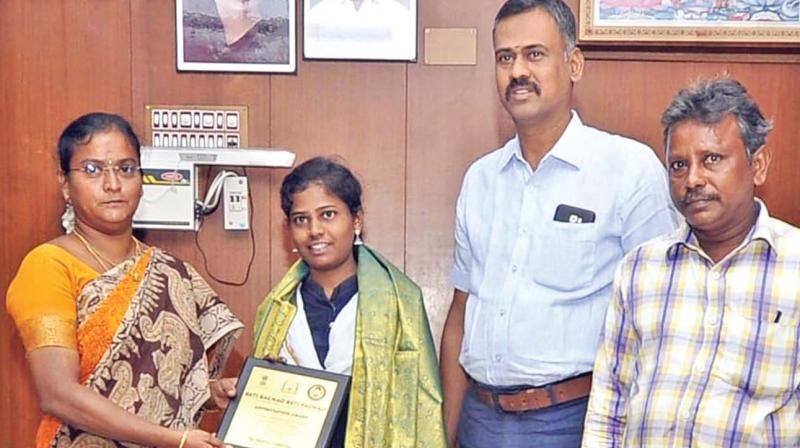 the girl named 'vendam' is the ambassador for the welfare of the girl children