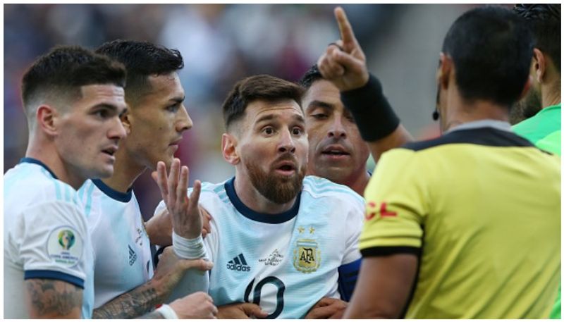 Lionel Messi Banned For Three Months South American football governing body