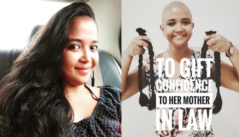 Bengaluru Woman Shaves Her Head Donates Hair To Support Her Mother In Law Who Has Cancer