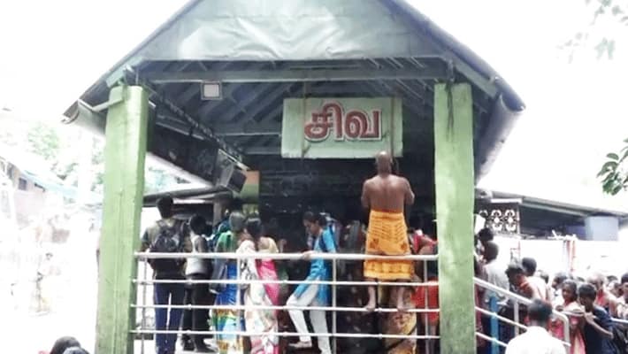 virudhunagar district Sathuragiri temple priest stoped and return to home