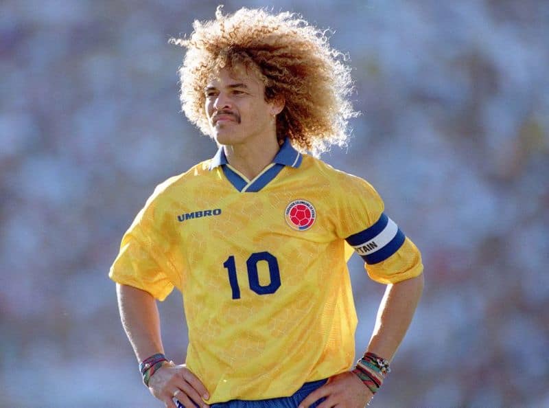 Carlos Valderrama shocks fans with straightened hair