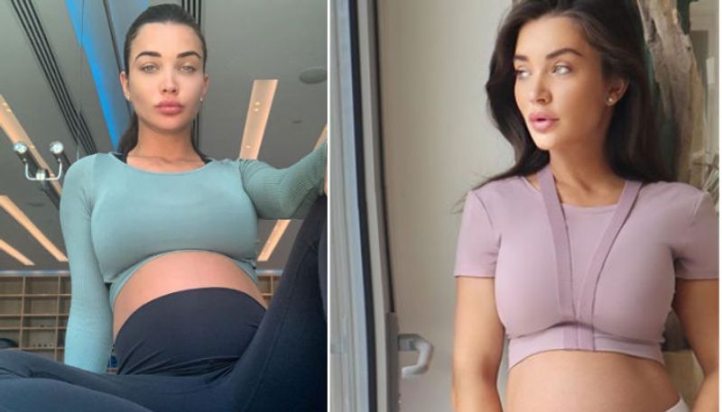 actress amy jackson shares her pregnancy photos through instagram