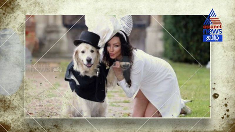 Dating with men and hitting the 'double century' is not satisfied.. Famous Model Going to marry a Dog..! Video