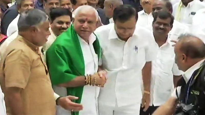 Karnataka BJP president BS Yediyurappa takes oath as chief minister