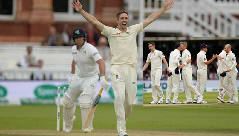 Lords Test Ireland 38 all out England win by 143 runs