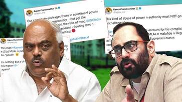 Speaker Ramesh Kumars order patently illegal malafide Rajya Sabha MP Rajeev Chandrasekhar