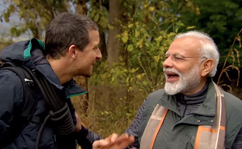 Exclusive Sneak Peek Man VS Wild with Bear Grylls and PM Modi  Discovery India