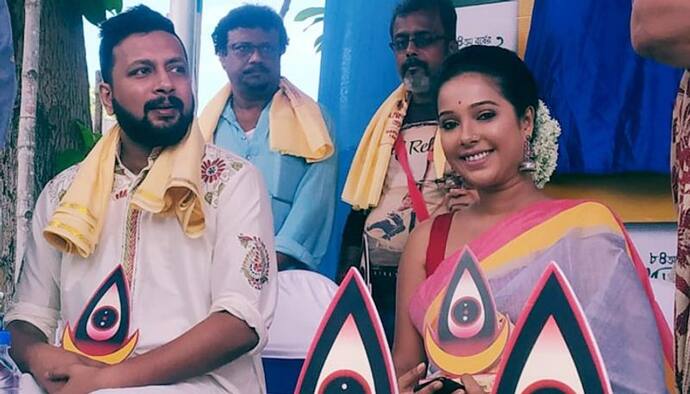 শহরের দুই 'ব্রেভ হার্ট', খুঁটি পুজোতেও তাই 'আইকন' রূপান্বিতা ও দেবজয়