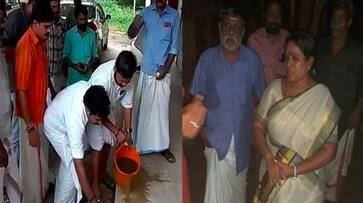 Kerala Youth Congress cow dung purification sparks controversy in state