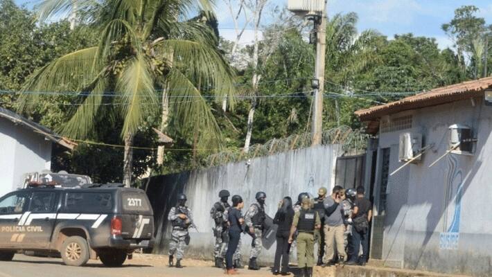 Brazil prison riot... 57 dead... 16 decapitated