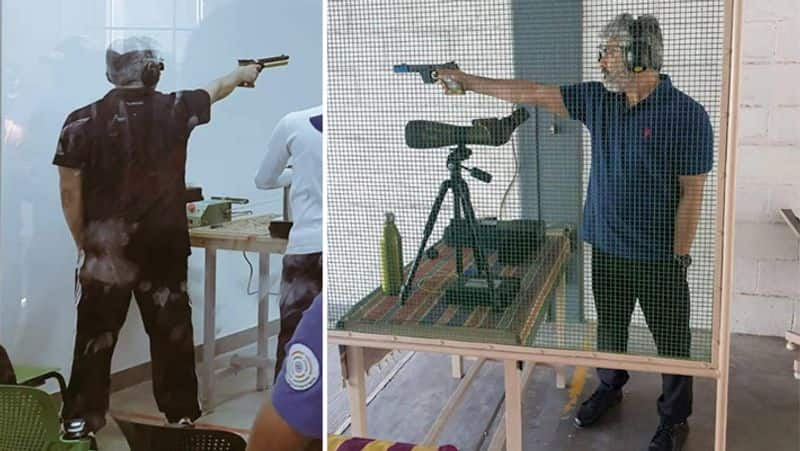 Actor Ajith Kumar participated in national Shooting Championship