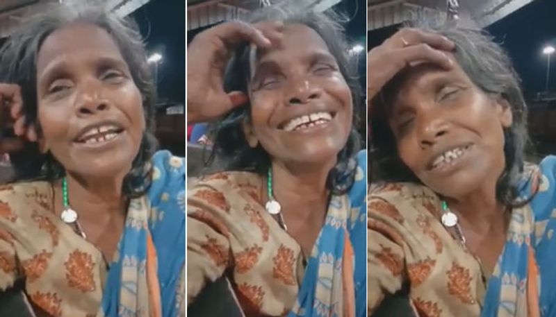 woman working at railway station singing lata mangeshkar hit song