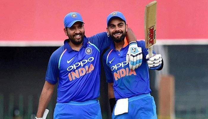 Match against West indies fight between Rohit and Virat Kohli to be fought for ODIs no 1 ranking