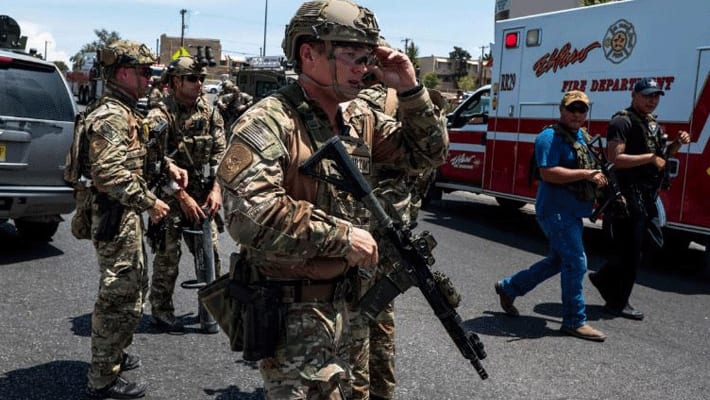 El Paso Walmart shopping center shooting...killing 20 people