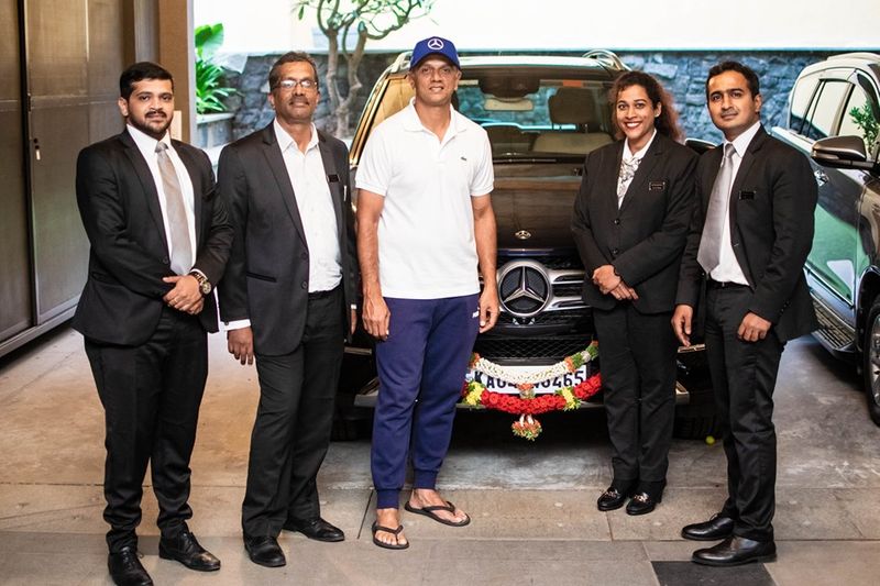 Team India u19 coach Rahul dravid bought mercedes Benz GLE car