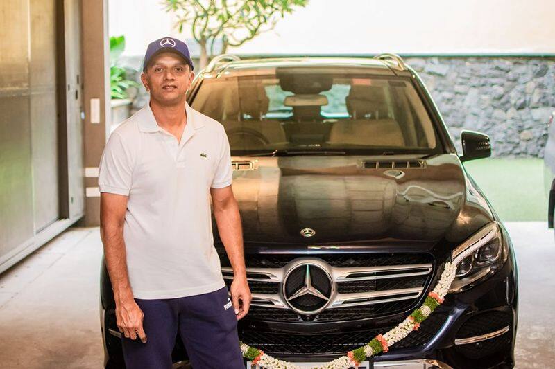 Team India u19 coach Rahul dravid bought mercedes Benz GLE car