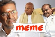 Will Deve Gowda turn Lord Krishna to save JDS from 'I quit' storm?