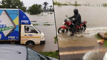 Goa rains wreak havoc 8 buses stuck near border several stranded near Panaji