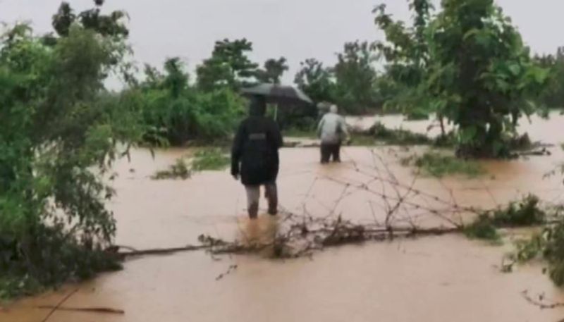 around 20 buildings damaged due to Heavy rain in Shivamogga