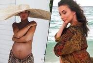 Amy Jackson goes topless; 33-weeks pregnant actress flaunts baby bump